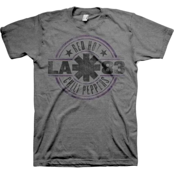 Red Hot Chili Peppers: LA 83 - Heather Grey T-Shirt, Size S - Picture 1 of 8